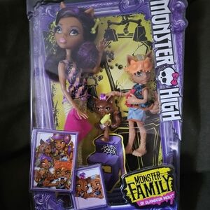 Monster High Family Clawdeen, Barker & Meredith Wolf